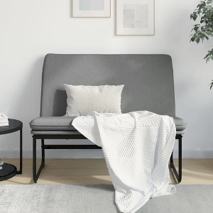 vidaXL Bench Dark Gray 39.4 in.x29.5 in.x29.9 in. Fabric - 1 of 4