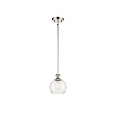 Athens - 1 Light Mini Pendant In Industrial Style-7.88 Inches Tall and 6 Inches Wide