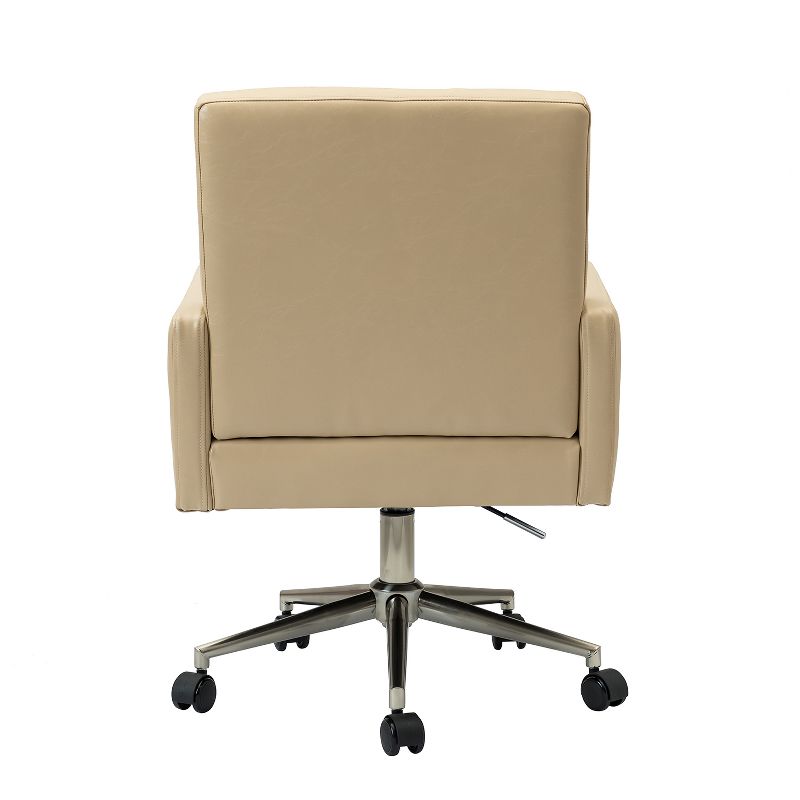 Josua Modern Button-tufted Task Chair with Mental legs Office Chair | KARAT HOME, 5 of 12