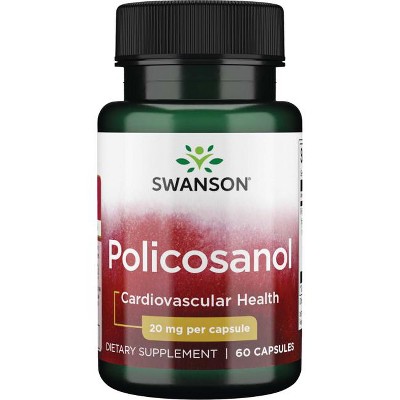 Swanson Dietary Supplements Policosanol 20 mg Capsule 60ct.