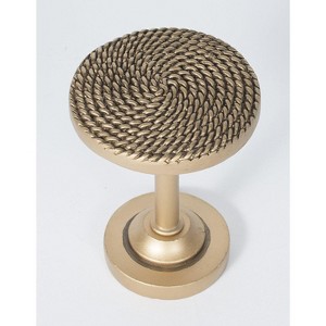 Coil Designer Decor Drapery Medallion Holdback - 3 Finishes - 1 of 1