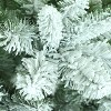 Puleo 9' Unlit Flocked Full Virginia Pine Hinged Artificial Christmas Tree - image 3 of 3