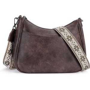 Generic Trendy Leather Crossbody Purse with Adjustable Strap, Women's Shoulder Handbag - 1 of 4