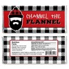 Big Dot of Happiness Lumberjack - Channel the Flannel - Candy Bar Wrapper Buffalo Plaid Party Favors - Set of 24 - 2 of 4