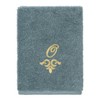 Linum Home Textiles 100% Turkish Cotton MONICA Gold Thread 3PC Embellished Towel Set - 4 of 4