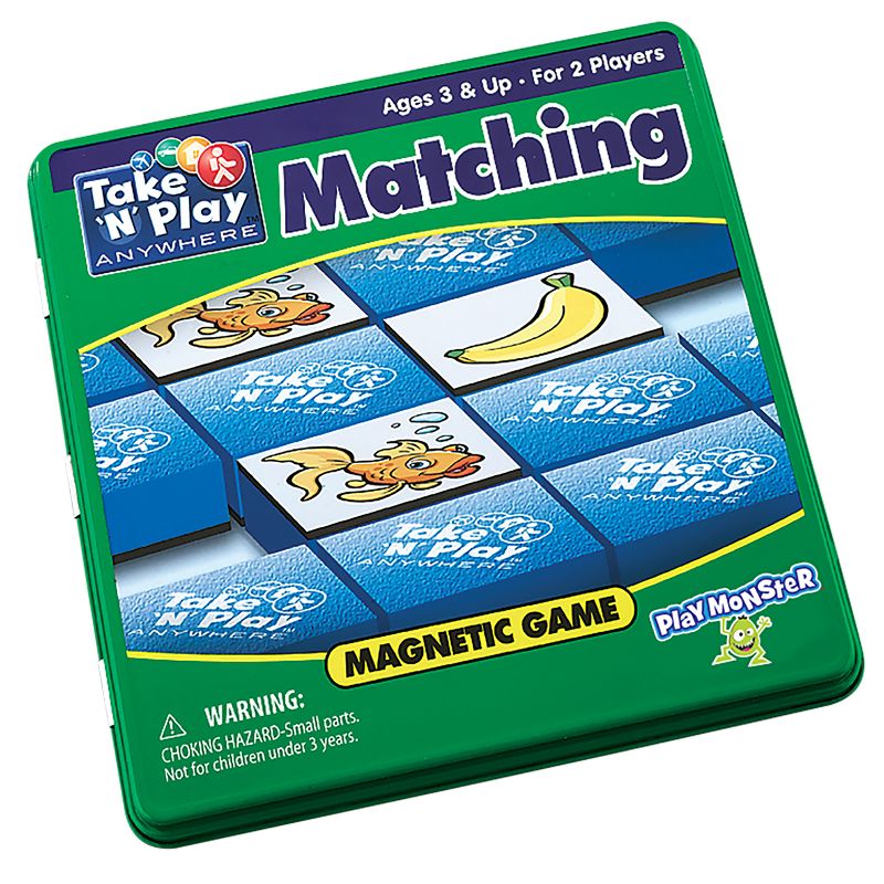Playmonster Take 'N' Play Anywhere Matching Magnetic Game, 1 of 3
