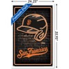Trends International MLB San Franciso Giants - Neon Helmet 23 Framed Wall Poster Prints - 3 of 4