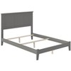 AFI Furnishings Madison Full Traditional Bed with Open Footboard and Turbo Charger in Grey - 4 of 4