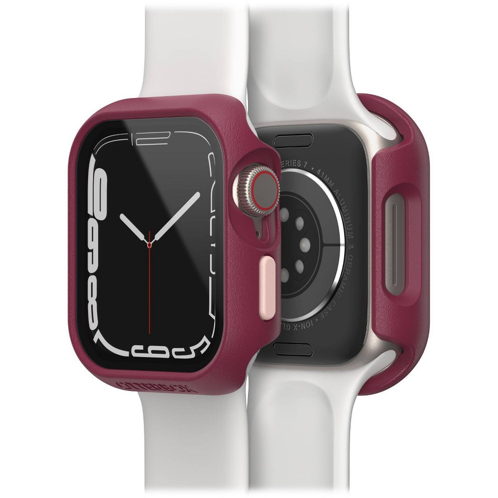 OtterBox Apple Watch Series 9/8/7 41mm Eclipse Bumper with Screen Protection Case - Foxberry Pink