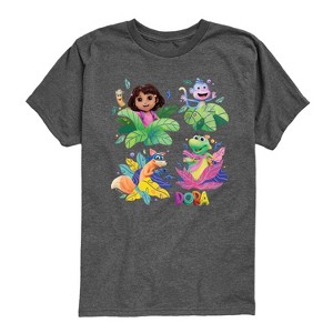 Boys' - Dora the Explorer - Swiper, Isa, And Boots Short Sleeve Graphic T-Shirt - 1 of 4