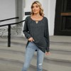 Coolmee Women's Long Sleeve Tops Business Casual Blouses Dressy Work Office Flowy Shirt Trendy Outfits - 4 of 4