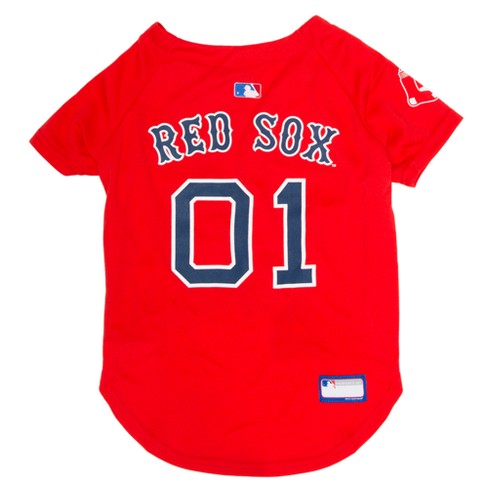 Mlb Boston Red Sox Pets First Pet Baseball Jersey - Red Xl : Target