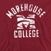 Morehouse College Official Maroon Tigers Logo Adult Pull-Over Hoodie - 2 of 4