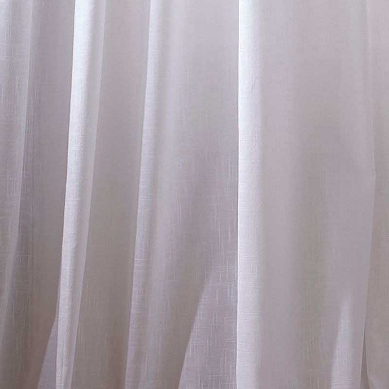 Calypso Boho Macramé Tassel Semi Sheer Single Window Curtain Panel - Elrene Home Fashions, 3 of 4
