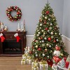 National Tree Company 9' Pre-lit Feel Real Jersy Fraser Fir Artificial Christmas Tree with Clear Lights - 4 of 4