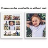 Americanflat 16x20 Collage Picture Frame  - Multi Picture Frames Fit One 6x8, Four 5x7 and Four 4x4 Photos or Use as One 16x20 Frame -- White - 4 of 4