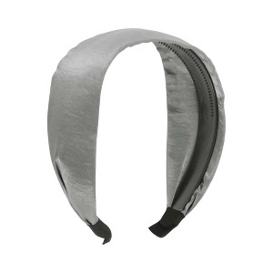 Unique Bargains Satin Solid Color Wide Headband 1 Pc - 1 of 4