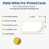 Avery® Cards, 2" x 3.5", Double Gold Border w/ Florals, 80ct - 2 of 4