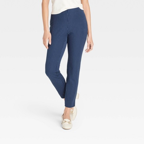 Striped ankle pants store