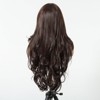 Jessie's Wig 28 Inch Long Wavy Wig Side Part Synthetic Hair 13x6 Lace Wigs Black 1 Pc/Pack - 3 of 4