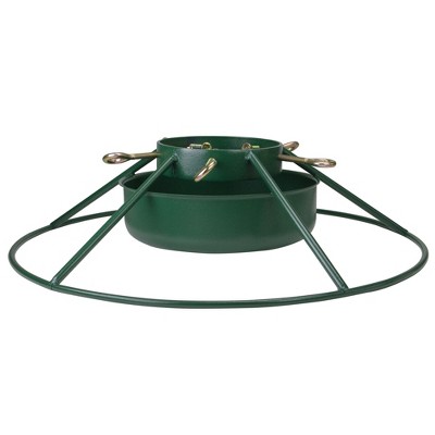 Northlight 25" Green Christmas Tree Stand for Real Live Trees Up to 12" Tall