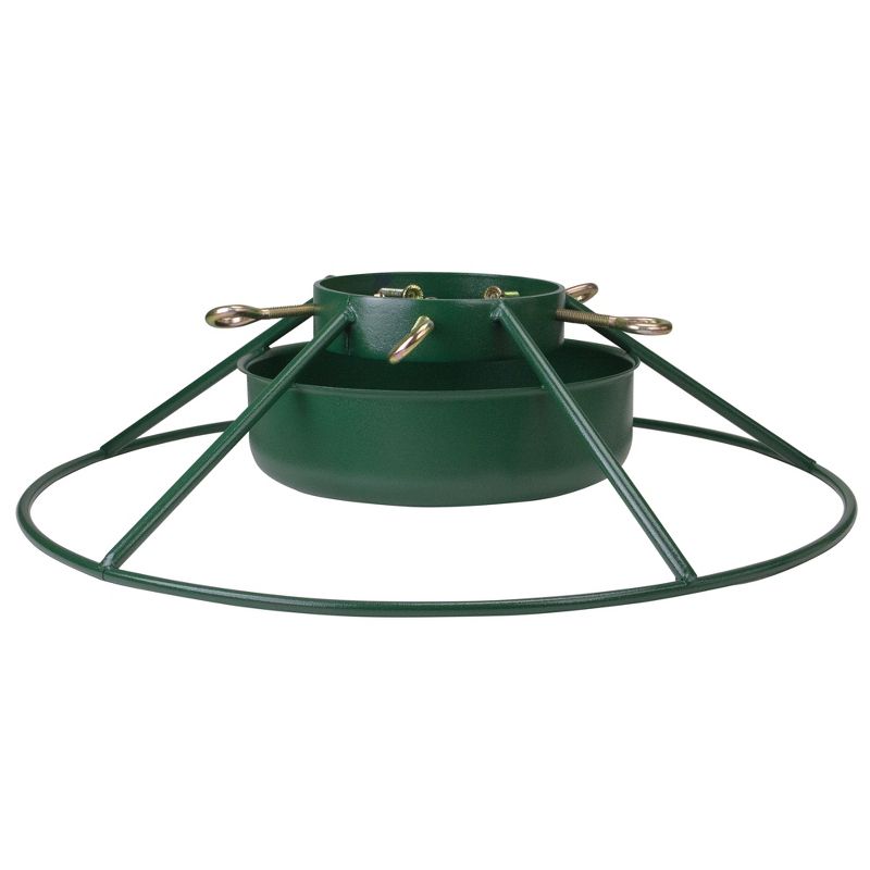 Northlight 25" Green Christmas Tree Stand for Real Live Trees Up to 12' Tall, 1 of 5