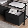 Entertainment Center with Storage, 55 Inch Small TV Stand with Drawers and Shelves, TV & Media Console Table Furniture for Living Room, Bedroom - 2 of 4