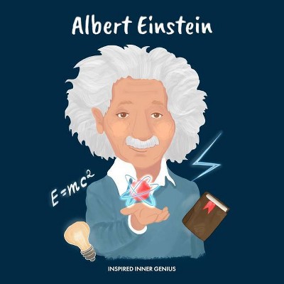 Albert Einstein - (Inspired Inner Genius) Large Print by  Inspired Inner Genius (Paperback)