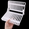 Unique Bargains Restaurant Kitchen Plastic 12 Slots Folding Dish Drying Rack White 1 Pc - 2 of 4