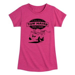 Girls' - Cars -  Fitted Short Sleeve Graphic T-Shirt - 1 of 4