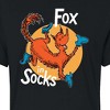 Women's - Dr. Seuss - Fox In Socks Jumping Cropped Graphic T-Shirt - 2 of 4