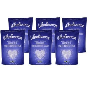 Wholesome Organic Powdered Confectioners Sugar - Case of 6/1 lb