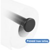 LunaLulinlk Toilet Paper Holder Wall Mount,Matte Black Toilet Paper Roll Holder for Bathroom - 2 of 4