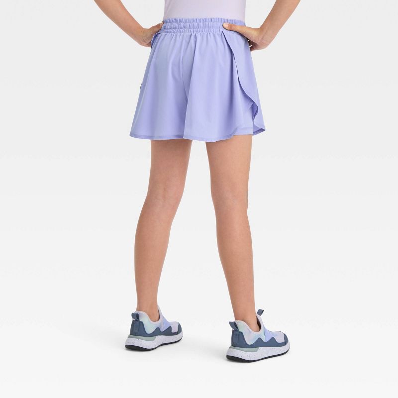 Girls&#39; High-Rise 2-in-1 Shorts - All In Motion™, 3 of 5