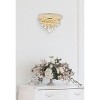 Elegant Lighting Primo 2 light Gold Wall Sconce Clear Royal Cut Crystal - 2 of 4