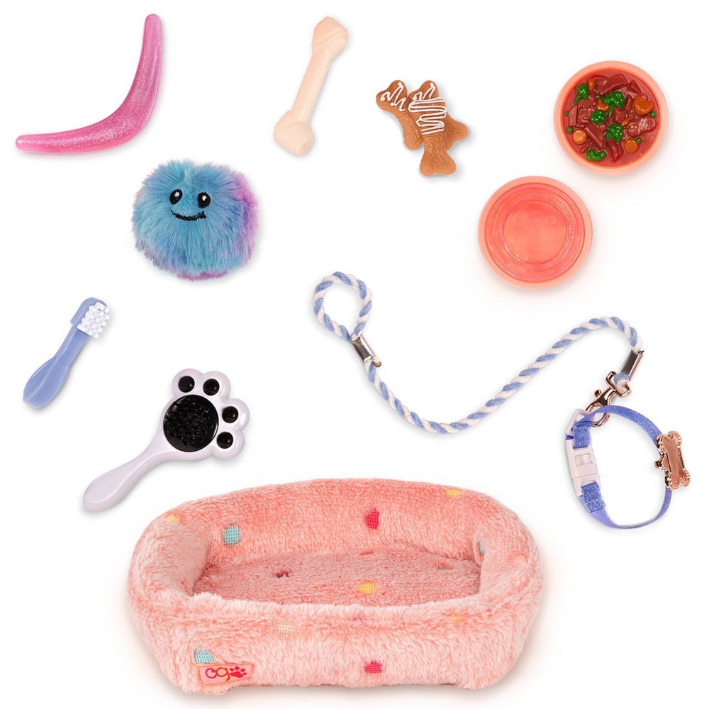 Our Generation Puppy Care & Play Set Pet Bed Accessories for 18" Dolls