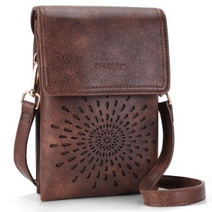 Small Crossbody Bags for Women Trendy, Leather Crossbody Phone Purses Handbags with Adjustable Strap - 1 of 4