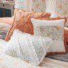 PAGED Comforter Set 9 Piece Cotton Percale Bedding Set with Comforter, Decorative Pillows, Lace Taping Embellishment - 4 of 4