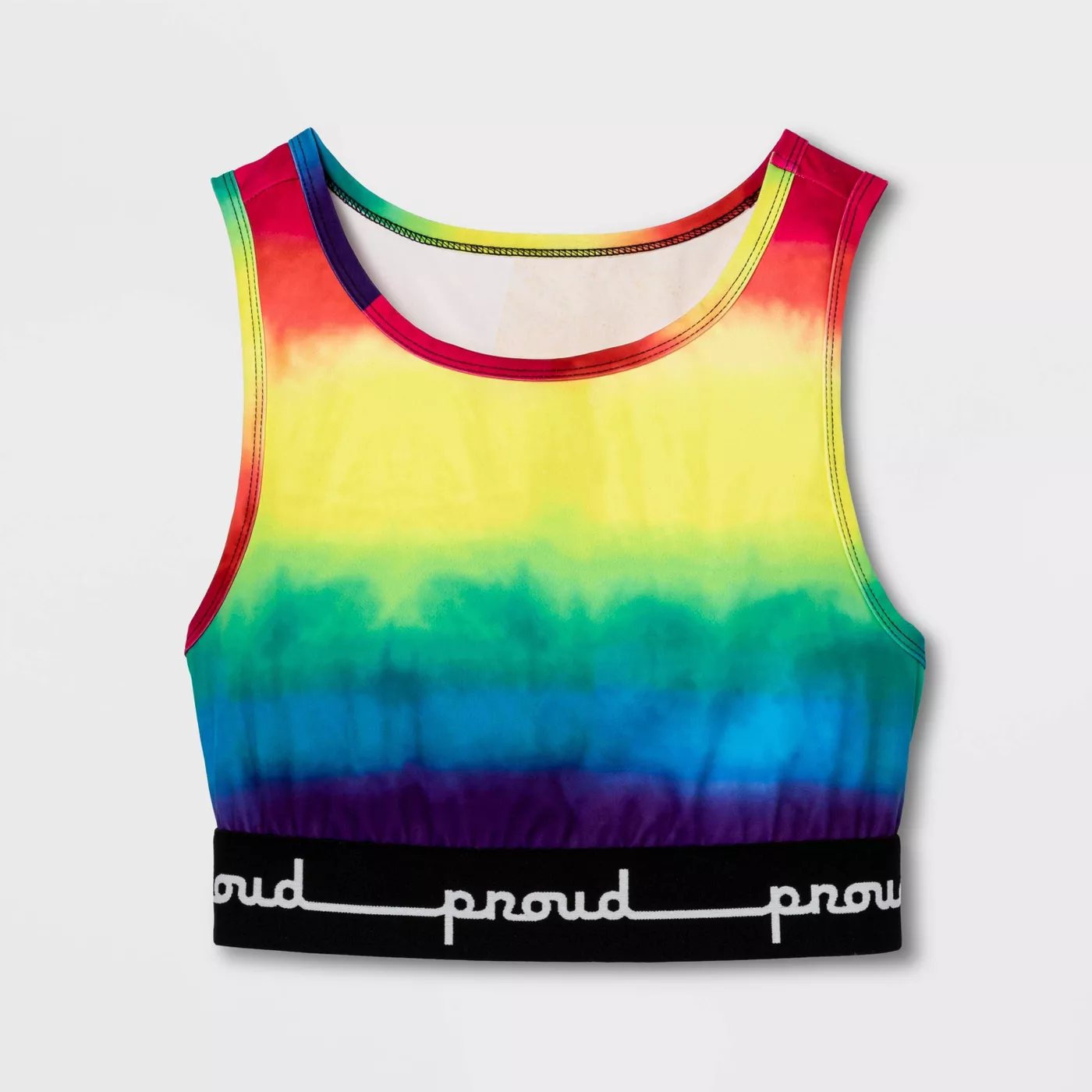 Pride Gender Inclusive Adult Tie-Dye Athletic Crop Top - PH by the Phluid Project - image 3 of 5