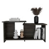 Vynxaria Espresso Coffee Table with Open Shelf - Modern Elegance for Your Living Space - 2 of 4