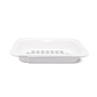Expandable Sink Colander Translucent White - Bullseye's Playground™