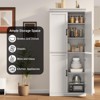 GustoWave Freestanding Kitchen Pantry Storage Cabinet, 70 in Cupboard Storage Cabinet with Doors and Adjustable Shelves - 4 of 4