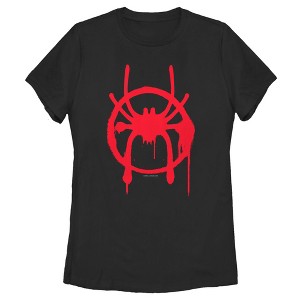 Women's Marvel Spider-Man: Into the Spider-Verse Symbol T-Shirt - 1 of 3