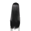 Unique Bargains Women's Wigs 31" Black with Wig Cap Straight Hair - 4 of 4