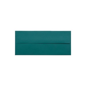 JAM Paper #10 Business Envelopes 4.125 x 9.5 Teal 63924024I - 1 of 4