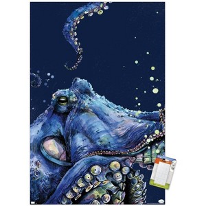 Trends International Snowtap - Octopus Photobomb Unframed Wall Poster Prints - 1 of 4