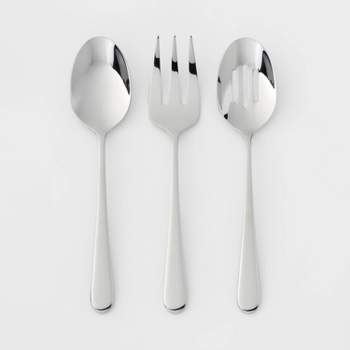 SteeL Slotted Serving Spoon - Creative Kitchen Fargo