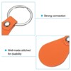 Unique Bargains PU Leather DIY Keychain Key Fob Kit with Key Rings 30 Pcs - 4 of 4