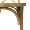 Commercial Seating Products,Antique Fruitwood Crossback Dining Chairs Set of 2 - 3 of 3