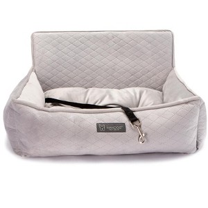 Nandog Pet Gear Large Car Seat Quilted Light Gray - 1 of 3